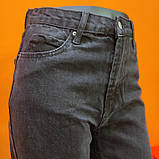 Джинси жіночі палаццо труби котон темно-сірі, фото 6