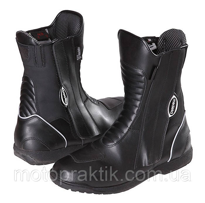 Modeka Spa Evo Boots Black, EU43 Мотоботы дорожные с защитой - фото 1 - id-p236819877