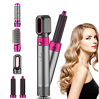 Стайлер 5в1 Hot Air Styler для разных типов волос с функциями придания объема, выпрямления хот аир дайсон