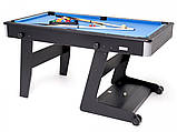 Складаний більярдний стіл Ostin 5Ft (тип столу: Американський пул) + аксесуари, фото 3
