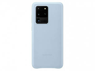 Оригінальний чохол Samsung Leather Back Cover Blue для Samsung Galaxy S20 Ultra 5G SM-G988