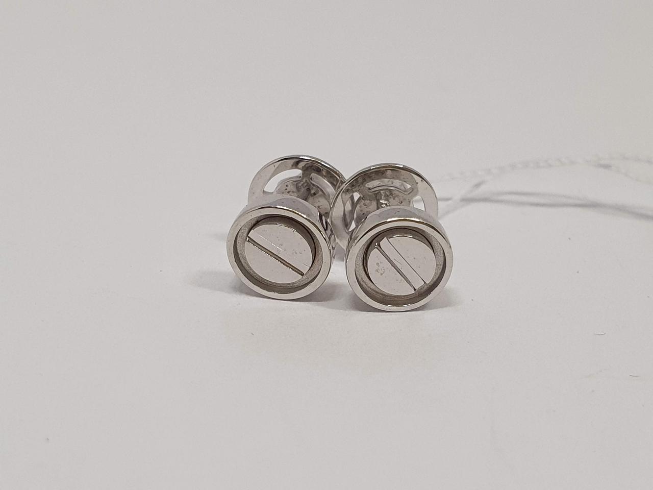 Золоті сережки-пуссети. 700587-СПБ, фото 1