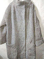 Пальто женское демисезонное серое 44-46
