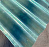 Прозорий гофрований шифер для Тепліц і навісів, 0,6 мм в Рулонах Зелений, пластиковий шифер, фото 2