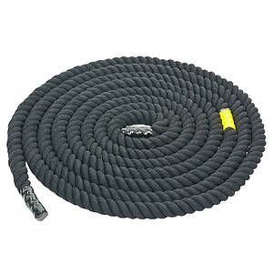 Канат для кроссфита COMBAT BATTLE ROPE R-6228-12 12м (черный)