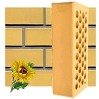 Цегла облицювальна Євро(вузький) Біла Церква персик М200