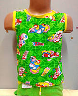 Летний детский костюм с шортами для мальчика 3-4 года