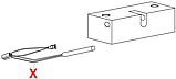 SR.A01.072.005 Тен бойлеру(з датчиком, без скла), 230V, 600W, L=80mm, d=12,5mm, Spinel, фото 3