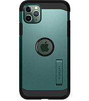 Противоударный чехол-накладка Spigen Touch Armor Case for iPhone 11 Pro, XP Midnight Green (ACS00420)