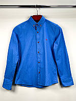Рубашка BOLD с длинным рукавом ЭЛЕКТРИК арт.097, Электрик, 140