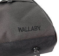 Спортивна Сумка mebelime для фітнесу Wallaby 16 л чорна, фото 5