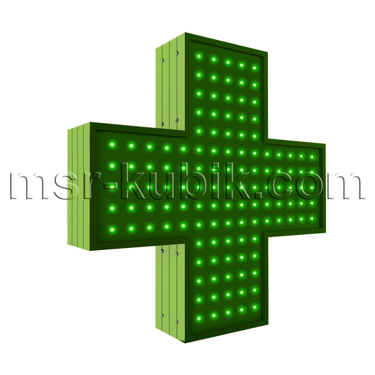 Аптечний хрест 500х500 світлодіодний односторонній