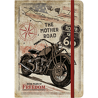 Блокнот Route 66 Bike Map | Nostalgic-Art 54005