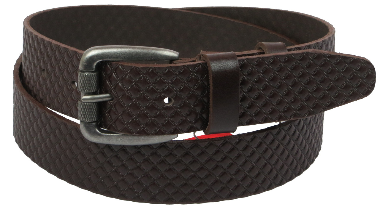 Ремінь під джинси Skipper коричневий 3,8 см