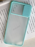 Чохол бампер soft-touch зі шторкою для камери Xiaomi POCO F3 Колір Бірюзовий, фото 2