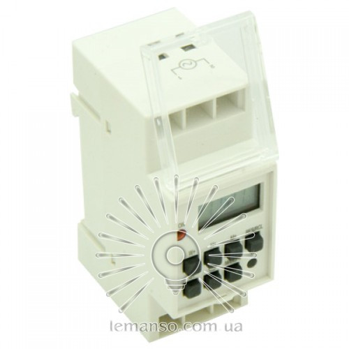 Реле Таймер Lemanso на DIN-рейку електронний тижневий NO контакт, фото 1