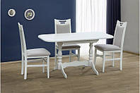 Стол обеденный Аврора ( белый, ваниль) Микс мебель