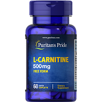 Л-Карнітин Puritan's Pride L-Carnitine 500 мг 60 каплет, фото 1