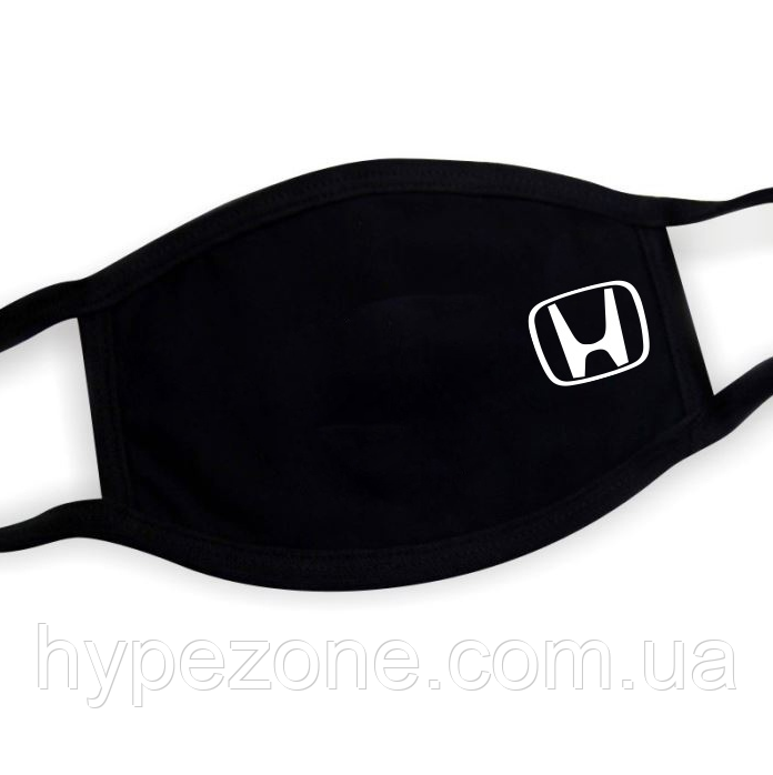 Бавовняна маска для обличчя Honda трикотажна Багаторазова маска з емблемою Хонда автомобільна символіка
