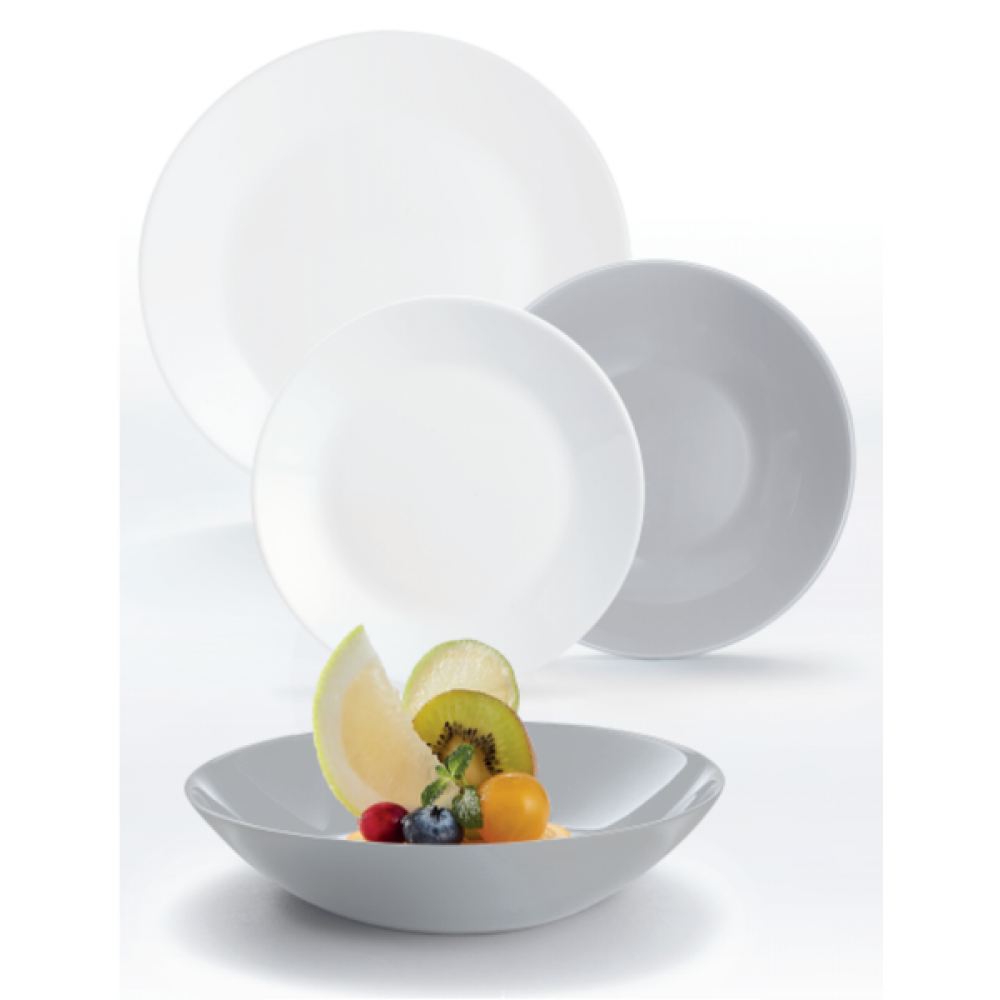 Сервіз столовий Luminarc Zelie Moon White&Granit 18пр Q7503, фото 1