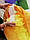 Крісло-мішок груша Оксфорд 85х105 см Жовте, фото 2