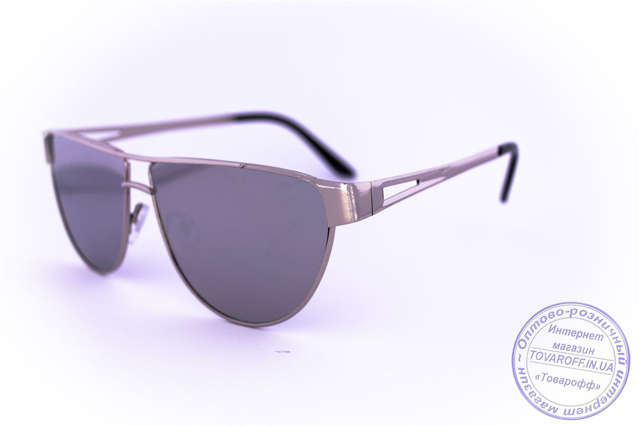 Трикутні сонцезахисні дзеркальні окуляри - Сталеві - 1154