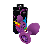 Анальна пробка — Colorful Joy Jewel Purple Plug Medium