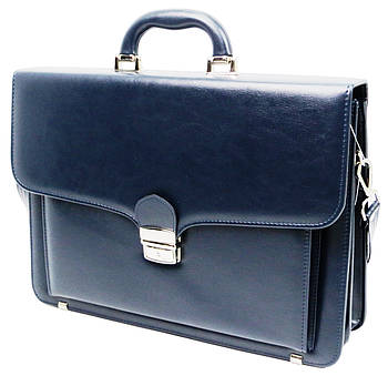 Портфель mebelime  зі штучної шкіри AMO Польща  синій