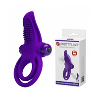 Ерекційне кільце - Pretty Love Vibrant Penis Ring Purple