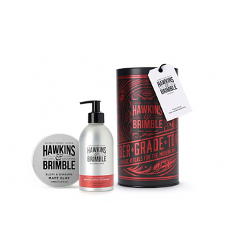 Набір для волосся Hawkins & Brimble Hair Gift Set (Shampoo & Matt Clay)