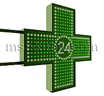 Хрест для аптеки 750х750 мм світлодіодний двосторонній. Серія "Twenty-Four"