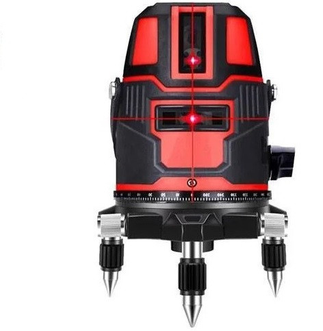 Лазерний рівень нівелір, 5 ліній АКБ Hilda LS-050