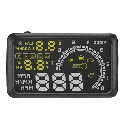 Проектор приладовій панелі на лобове скло OBD2 HUD 5.5, фото 1