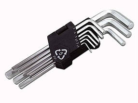 Набір шестигранників Cr-V (9шт) довгі 75-0956 ТМ MASTER TOOL