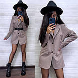 Піджак жіночий із підкладкою без ременя, фото 4