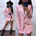 Піджак жіночий із підкладкою без ременя, фото 2