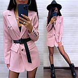 Піджак жіночий із підкладкою без ременя, фото 3