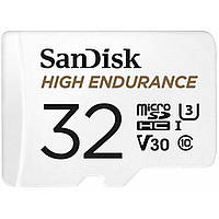 Карта памяти SanDisk microSDHC 32Gb High Endurance V30 (UHS-1 U3) (R-100 Mb/s) + Adapter SD