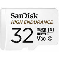 Карта пам'яті SanDisk microSDHC 32Gb High Endurance V30 (UHS-1 U3) (R-100 Mb/s) + Adapter SD