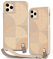 Чехол-накладка Moshi Altra Slim Case for iPhone 11 Pro with Wrist Strap, Sahara Beige (99MO117303)