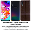 Чохол книжка з натуральної шкіри магнітний протиударний для Samsung A70 А705F "ITALIAN", фото 2