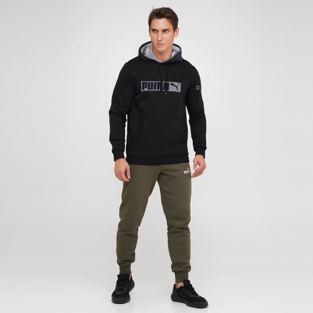 Чоловіча батальна зимова толстовка PUMA ESSENTIALS+ FLEECE MEN'S HOODIE