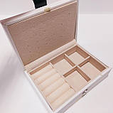 Скринька для прикрас шкірозамінник, фото 7