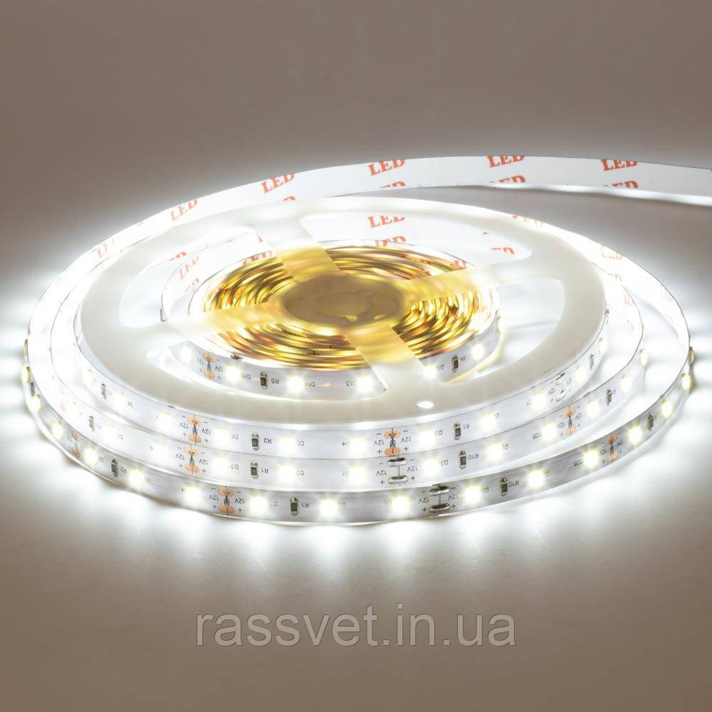 Стрічка світлодіодна біла 12V Motoko smd2835 60LED/m IP20, 1м