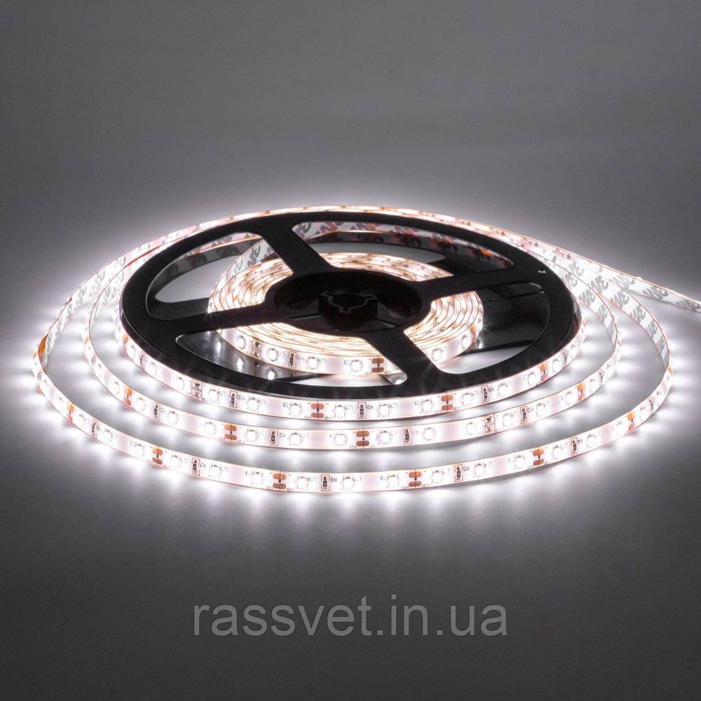 Стрічка світлодіодна біла 12V smd2835 120LED/m IP65, 1м