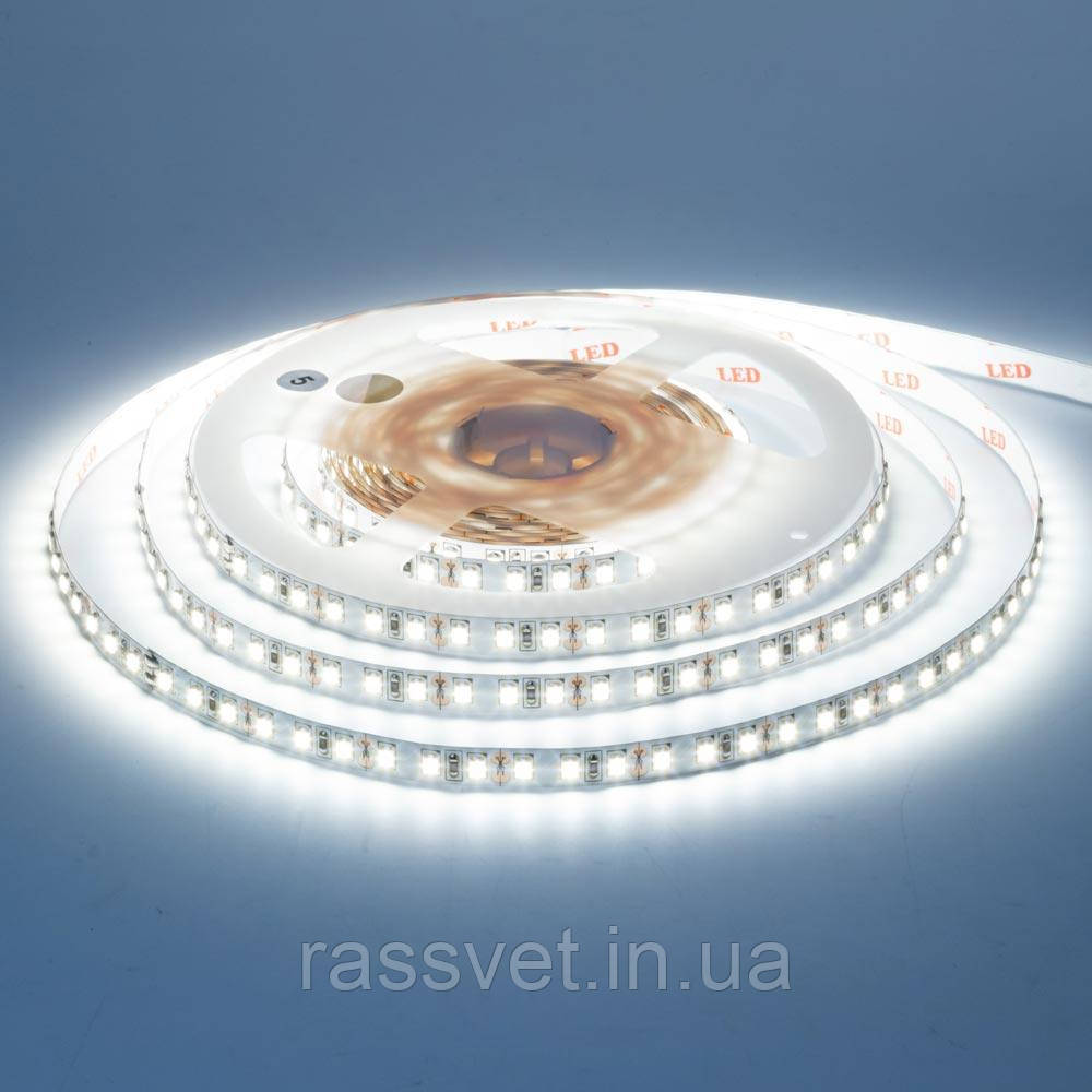 Світлодіодна стрічка 12В біла холодна 120led/m AVT New smd3528 IP20, 1м