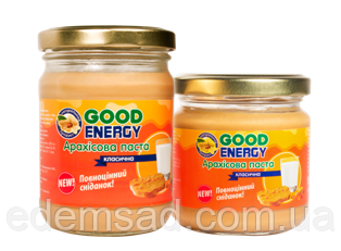 Арахісова паста класична "Good Energy", 180 г