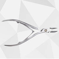 Кусачки для кутикули Olton "Бішкек" у шкіряному чохлі (довжина різальної частини 11 мм)