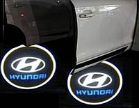 Проектор подсветка дверей с логотипом авто HYUNDAI