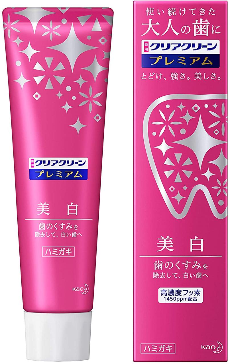 Kao Clear Clean Premium Sensitive паста з фтором 1450 для чутливих зубів, освіжаюча м'ята, 100 г
